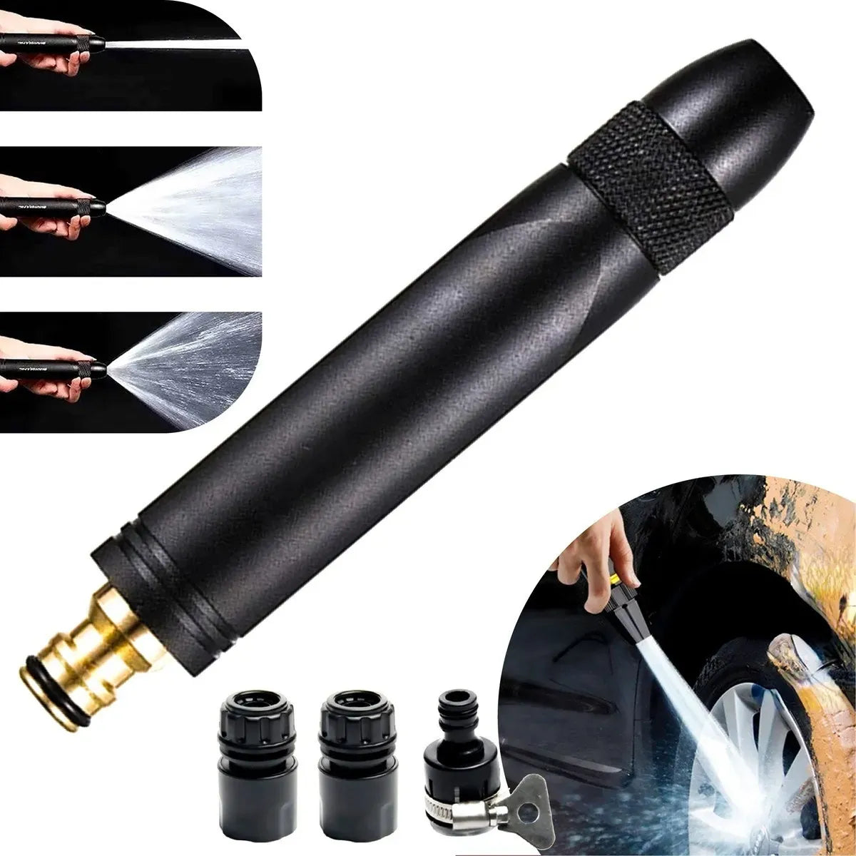 Kit 3 Boquillas de Alta Presión | Convierte tu Manguera en Hidrolavadora